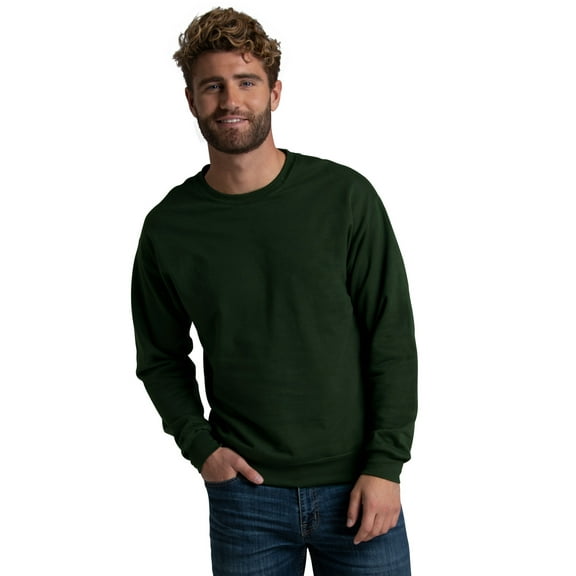 Fruit of the Loom Men's Eversoft Fleece Crew Sweatshirt, up to Size 4XL