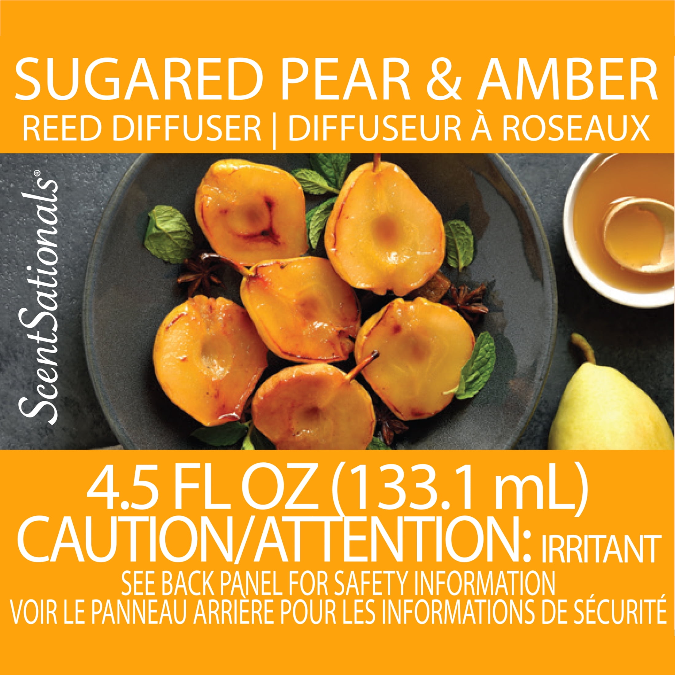 ScentSationals Reed Diffuser - Sugared Pear & Amber