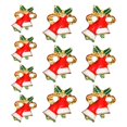thumbnail image 1 of LNGOOR 10Pcs Christmas Nail Manicure Rhinestone Xmas Cartoon Design Elk Bells Christmas Tree Alloy Rhinestones Nail Accessories, 1 of 8