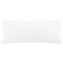 REGALWOVEN Zippered Body Pillowcase Soft Microfiber Long Pillowcase, White, Body(20"x54")