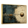 thumbnail image 2 of Designart "Beige & Black Astrological Minimalism" Astrology Floater Framed Canvas Prints, 2 of 5