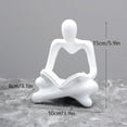 thumbnail image 3 of Abstract Thinker Figurine Virgin Mary Statue Sculpture with Resin Material for Living Room and Office Decor, 3 of 8