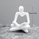 thumbnail image 3 of Figura de pensador abstracto,Estatua de pensador abstracto,decoración para el hogar,Figura humana decorativa para oficina,coleccionable,Mini estatua de animal,Mini estatua de animal para, 3 of 8