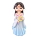 thumbnail image 2 of Girl Princess Figurine Resina Linda Inicio Tienda Adornos Decoraciones Azul, 2 of 7