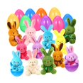thumbnail image 2 of balikha 12 Pieces of Easter Eggs Pre -filled with Luxury Toys, Stuffed s Colorful Basket s for Adults, Girls, Boys,, 2 of 9