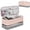 Light Pink+Grey, variant on Travel Carrying Case Compatible with Shark Flexstyle/FlexFusion/Hair Dryer,Double-Layer Hair Hot Tools Storage Bag Fits for Dyson Airwrap Styler/Supersonic Hair Dryer and Attachments,Blue-Bag Only
