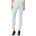 thumbnail image 2 of Hudson Womens Krista Raw Hem Super Skinny Ankle Jeans Blue 27, 2 of 2