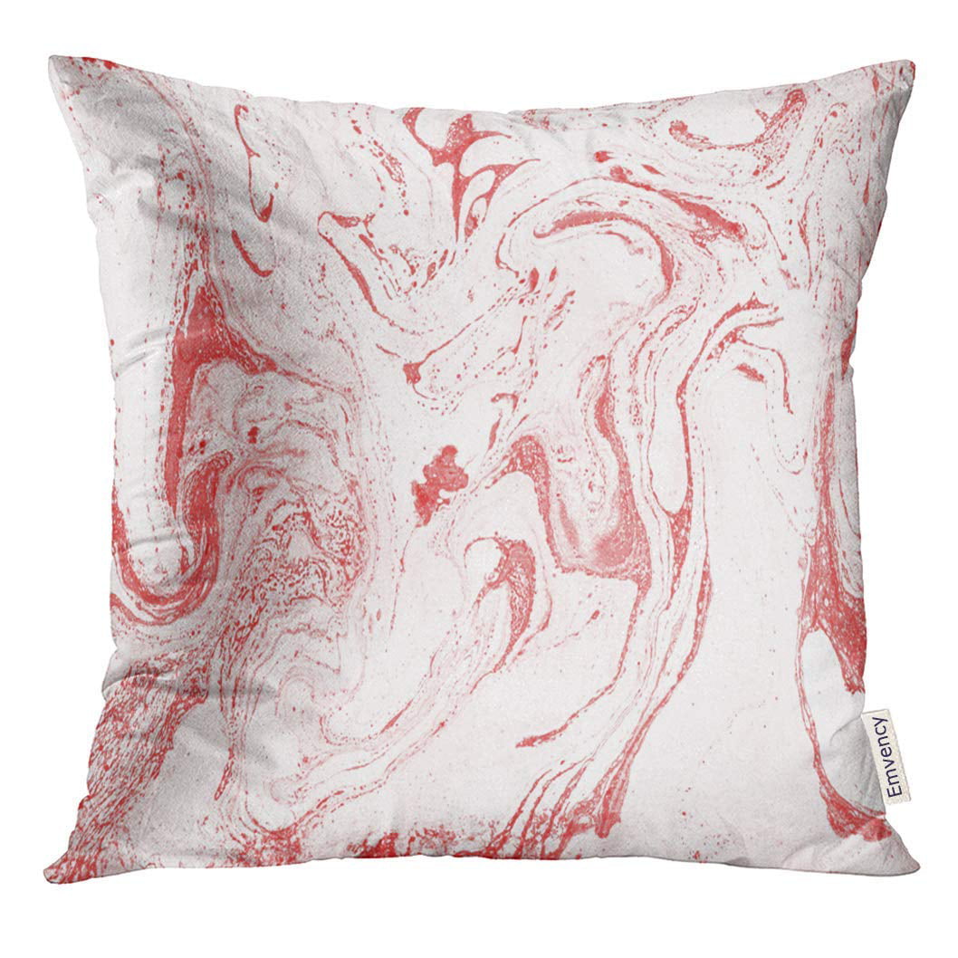 Gifts for Fashionistas Trendy Classic Pink Paint Splatter Camouflage Throw Pillow 16x16 Multicolor