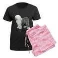 thumbnail image 5 of CafePress - Old English Sheepdog Women's Dark Pajamas - Women's Short Sleeve Print T-Shirt and Pants Dark Cotton Pajama Set, 5 of 7