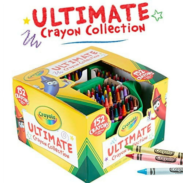 Crayola Crayon Set with Coloring Pages, Gift for Kids, 208 Crayons with Repeats of Favorite Colors