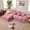 Pink, variant on Cloud Sectional Couch with L-Shape Chaise,2 Cup Holders,Side Pocket,Deep Seat, No Assembly Modular Corduroy Boneless Sofa for Living Room,Apartment
