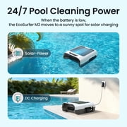 Aiper EcoSurfer M2 Automatic Pool Skimmer, Solar-Powered Robotic Surface Cleaner with 24/7 Cleaning, App Control & 150μm Ultra-Fine Filter