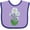 Lavender and Purple, variant on Inktastic Daisy Flower Boys or Girls Baby Bib