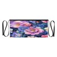 thumbnail image 7 of Yayeee Waist Apron with Pockets for Cooking Waterproof Half Server Aprons, Colorful Art Flowers, 7 of 7