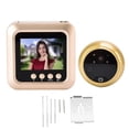 thumbnail image 1 of Timbre con video inteligente para el hogar, visor digital de puerta con pantalla LCD TFT de 2,4 pulgadas, visión nocturna, gran angular de 145°, 720P, 1 of 14