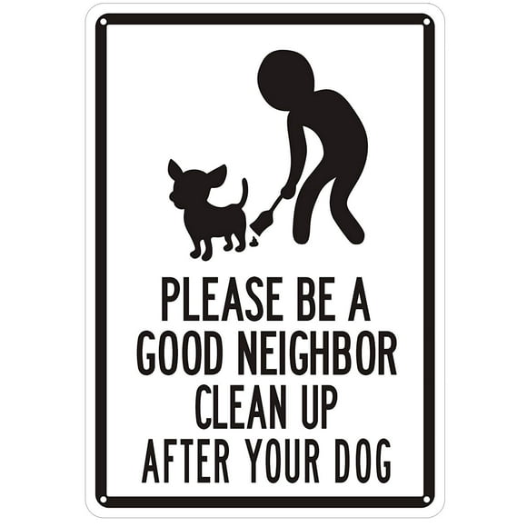 Keep Dog Off Lawn Sign