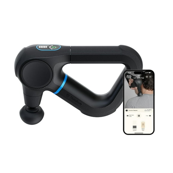 Theragun Prime (6th Generation) Massage Gun by Therabody | Deep, Powerful Tissue Percussion Massage Gun for Powerful Recovery & Pain Relief | Rugged Durable Design | Includes 2 Theragun Attachments