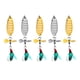 thumbnail image 2 of Señuelos de pesca con mosca,Señuelos giratorios para pesca con mosca Moscas para pesca con mosca,Bass Popper pesca con mosca moscas señuelo cebos de superficie,Señuelos de pesca Señuelos, 2 of 9
