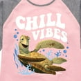 thumbnail image 3 of Chill Vibes - Toddler And Youth Girls Raglan Graphic T-Shirt, 3 of 5