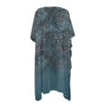 thumbnail image 2 of HELLHERO Women's Abstract Crackle Gradient Kimono Cover Up - Lightweight Breathable Beachwear for Summer Vacation, Pool & Resort, 2 of 6