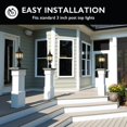 thumbnail image 2 of Design House 502211 Base de Pilier pour Lampadaire, Noir, 2 of 12
