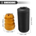 thumbnail image 4 of 1 juego de kit de bota de amortiguador de parada de suspensión delantera para BMW X3 X4 X5 No.31336787104, 4 of 7