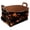 Multicolor 3, variant on Fish Pattern E Storage Basket Collapsible Storage Bin, PU Foldable Basket Convenient Box Storage Organizer with Handles for Shelves Office Bedroom Closet Nursery Toys Laundry