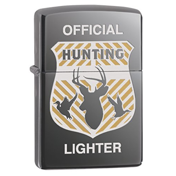 Zippo Lighter Official Hunting Lighter Black Ice