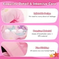 thumbnail image 3 of MoKo Toddler Swim Vest for 13-30/30-70lbs, Swimming Arm Floaties Water Wings, Pink Mermaid, 3 of 7