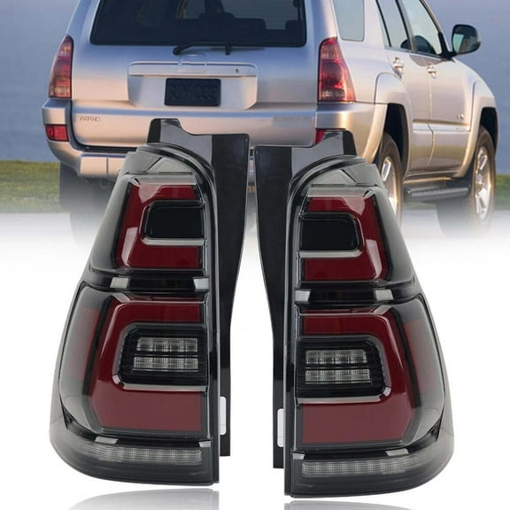 MZORANGE 2PCS LED Tail Light Lamp Brake Start-Up Animation For Toyota 4Runner 2003-2009