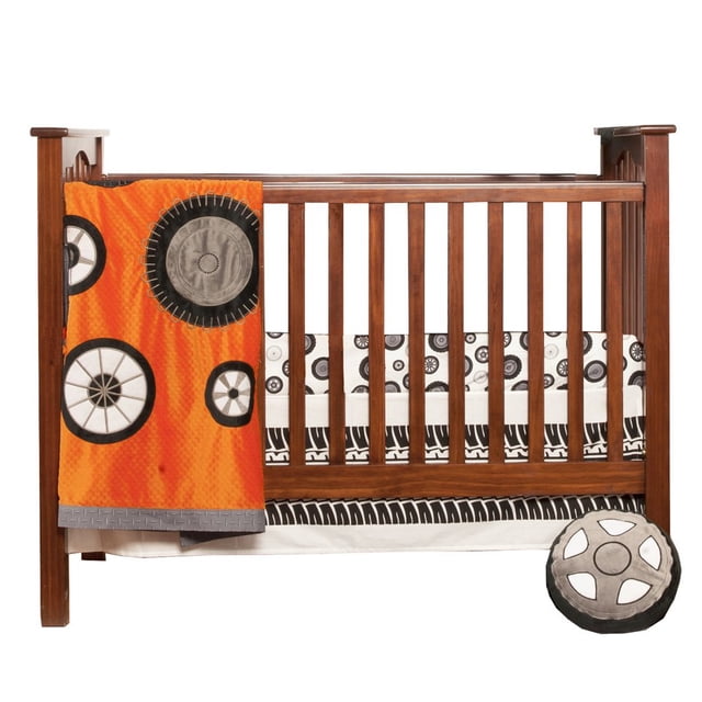 Juego de Ropa de Cama para Bebé One Grace Place Teyo's Tires 3 Piezas