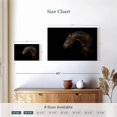 thumbnail image 4 of Elephant Stock Bridled Dark Brown Horse Wall Art - Horizontal Canvas Wall Art - Living Room Wall Decor - Animal Canvas - Black And Brown Decor - 12" x 8", 4 of 8
