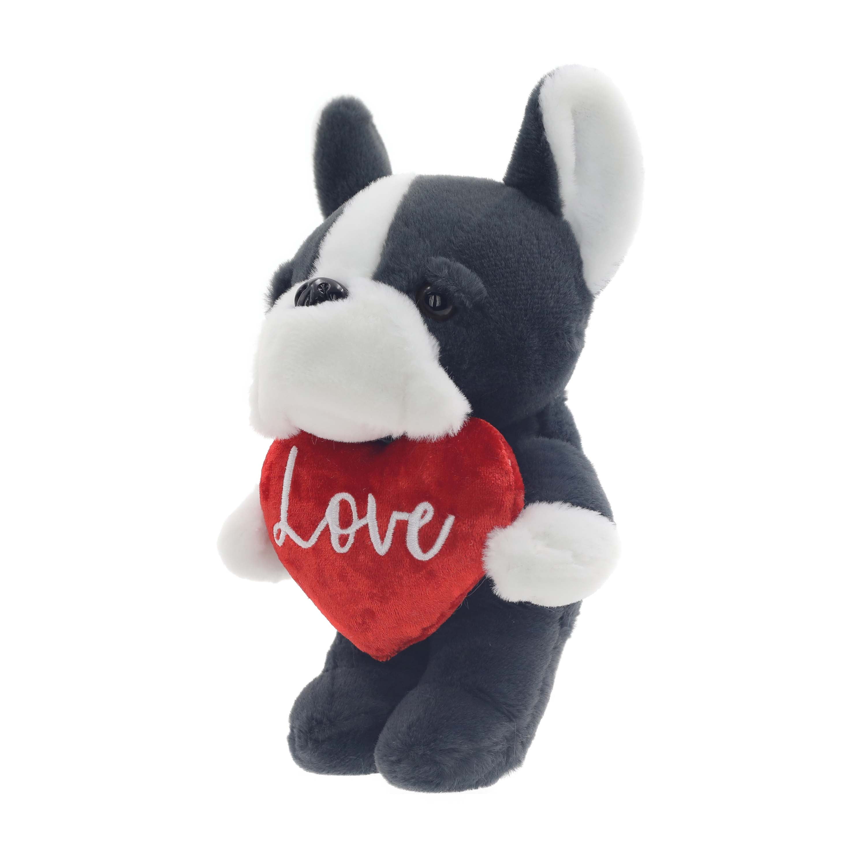 Bulldog Plush and Valentine Mug Two-Piece Set, Way to Celebrate