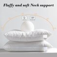 thumbnail image 3 of Hotel-Grade High Resilience Pillow, Super Soft Support for Side, Back, or Stomach Sleepers, Machine-Washable and Dust-Mite Resistant, 3 of 9