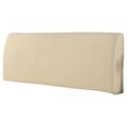 thumbnail image 2 of Eolstice Headboard Cover, Full Wrap Stretchable Dustproof Bed Protector Slipcover, Soft Padded Elastic Hem Design For 71 Inch Modern Solid Home Decor & Protection,Khaki, 2 of 6
