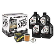 Maxima 90-469013-CA Quick Change SxS Synthetic 5W-40 Can-Am Engine Oil Change Kit
