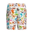 thumbnail image 4 of Yiaed Animals for Men's Soft Sleep Pajama Short Lounging Pajama Shorts-Small, 4 of 8
