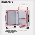 thumbnail image 3 of KLQDZMS maleta con ruedas ABS + maleta de embarque para PC 24 "26 pulgadas cubierta de carrito de alta capacidad 20" caja de contraseña para hombre equipaje de cabina, 3 of 4