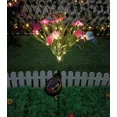 thumbnail image 4 of Solar Garden Lights Wild Flower Chrysanthemum Stake Lawn Lamp Waterproof Garden Butterfly  Lamps Yard Art for Home Decoration (Orchid White), 4 of 7