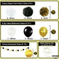 thumbnail image 4 of KatchOn, Happy 50th Birthday Decoration Set - Pack of 48 | Gold 50 Balloon Number 40 Inch | Black and Gold Happy Birthday Banner | 50th Birthday Decorations, 4 of 5
