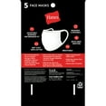 thumbnail image 5 of Hanes Adjustable 3-Ply Cotton Face Mask, 5 Count, 5 of 5