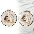 thumbnail image 1 of WHEANG Clearance Scene Embroidery Kit Set Of 4 Christmas Kits Embroidery Kit for Beginners Beginner Embroidery Kit for Adults Embroidery Kit Embroidery, 1 of 4