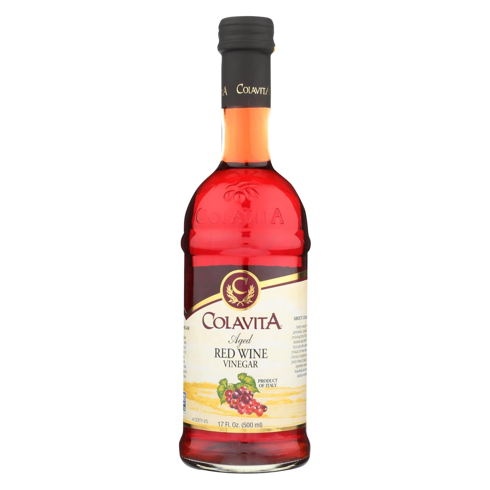 Colavita Aged Red Wine Vinegar Case of 12 17 Fl oz.