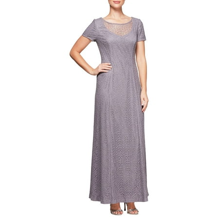 Alex Evenings Sleeveless - Short-Sleeve A-Line Dress