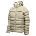 thumbnail image 6 of Mens Quilted Jackets Winter Plus Size Windproof Hooded Long Sleeve Solid Color Full Zipper Casual Daily Warm Comfortable Padded Jacket for Outdoor Sports, 6 of 10