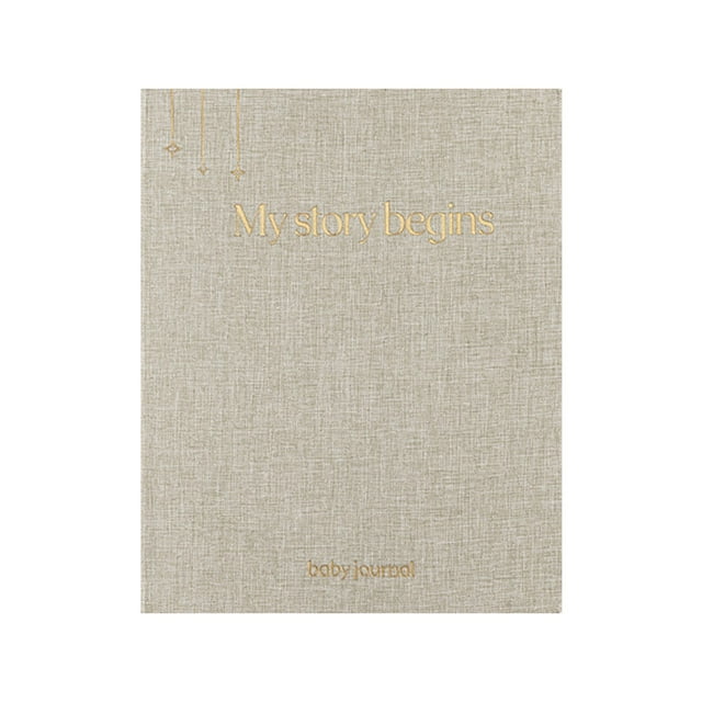 Fall Decor Outdoor New Edition Baby Growth Record Book B5 Cloth Hardcover Thick Pages Perfect For Baby's Journal