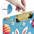 thumbnail image 6 of FORMRS Acrylic Clipboard with Low Profile Clip Standard A4 Letter Size, 12.5" x 9", Easter Bunny Pattern, 6 of 8