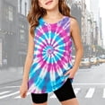 thumbnail image 2 of RUTAYY Boys Tank Tops Crew Neck Sleeveless Tie Dye Print Sports Outdoor Daily Wear Purple, 2 of 5