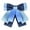 Light Blue, variant on INSPIRE CHIC Women's Bowknot Ribbon Bow Brooch Elegant Blue Pin Bow Tie for Wedding Ceremony Deep Blue with Three Layers