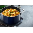 thumbnail image 2 of Granite Stone 5qt Gradient Non-stick Pot with Glass Lid, Blue, 2 of 7